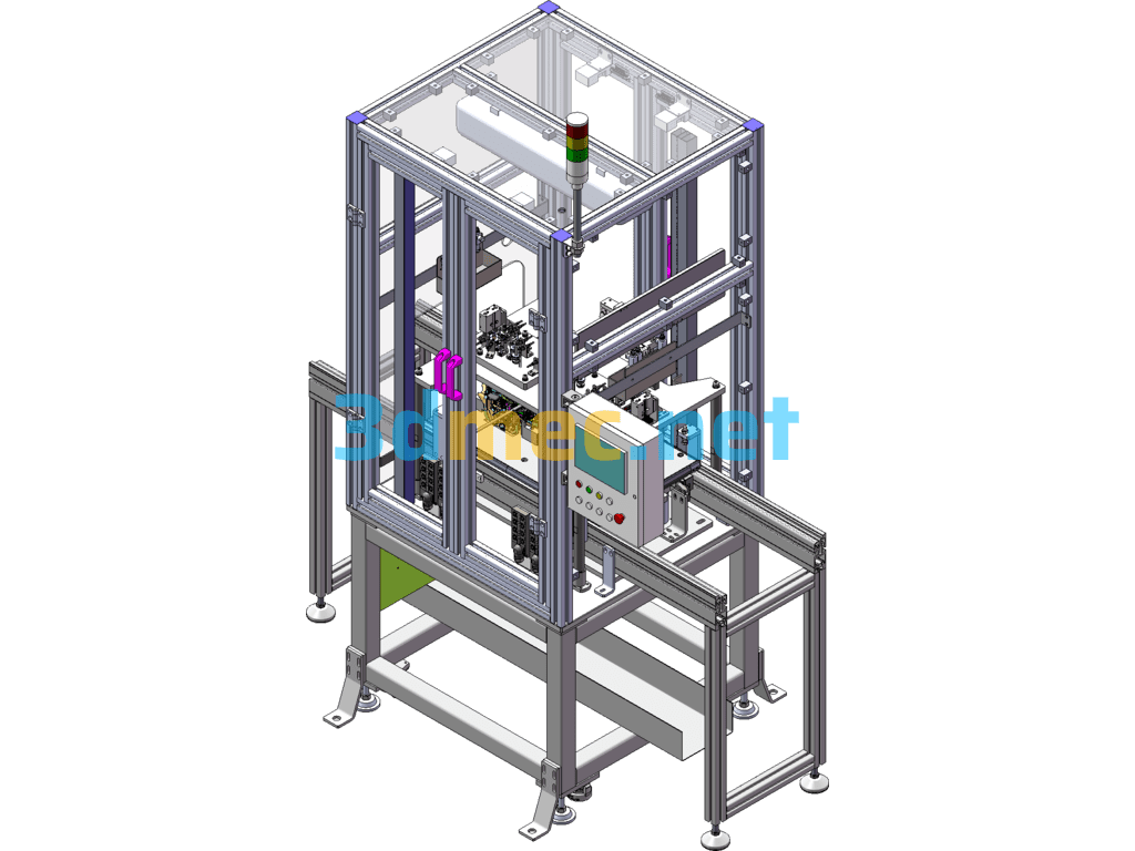 Oil Filling Equipment SolidWorks 3D Model Free Download