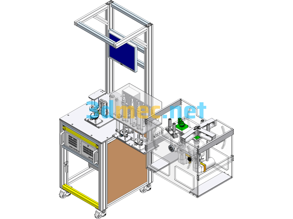 Durability Test Bench BO SolidWorks 3D Model Free Download