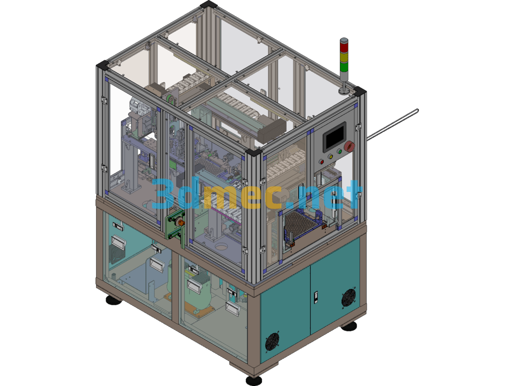 PCB Board Heat Sink Machine SolidWorks 3D Model Free Download