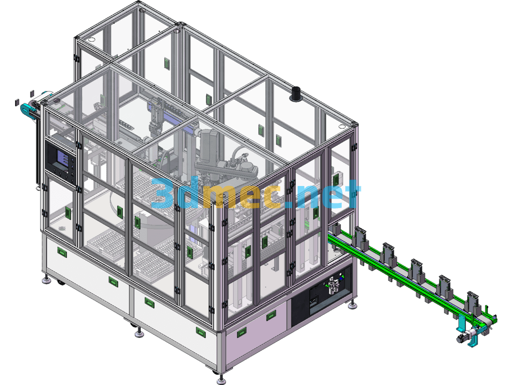 Folding Lug Upper Cage Machine SolidWorks 3D Model Free Download