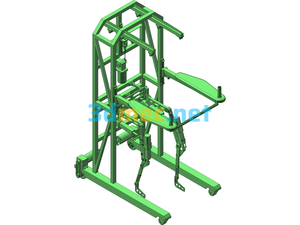 Rehabilitation Robot SolidWorks 3D Model Free Download