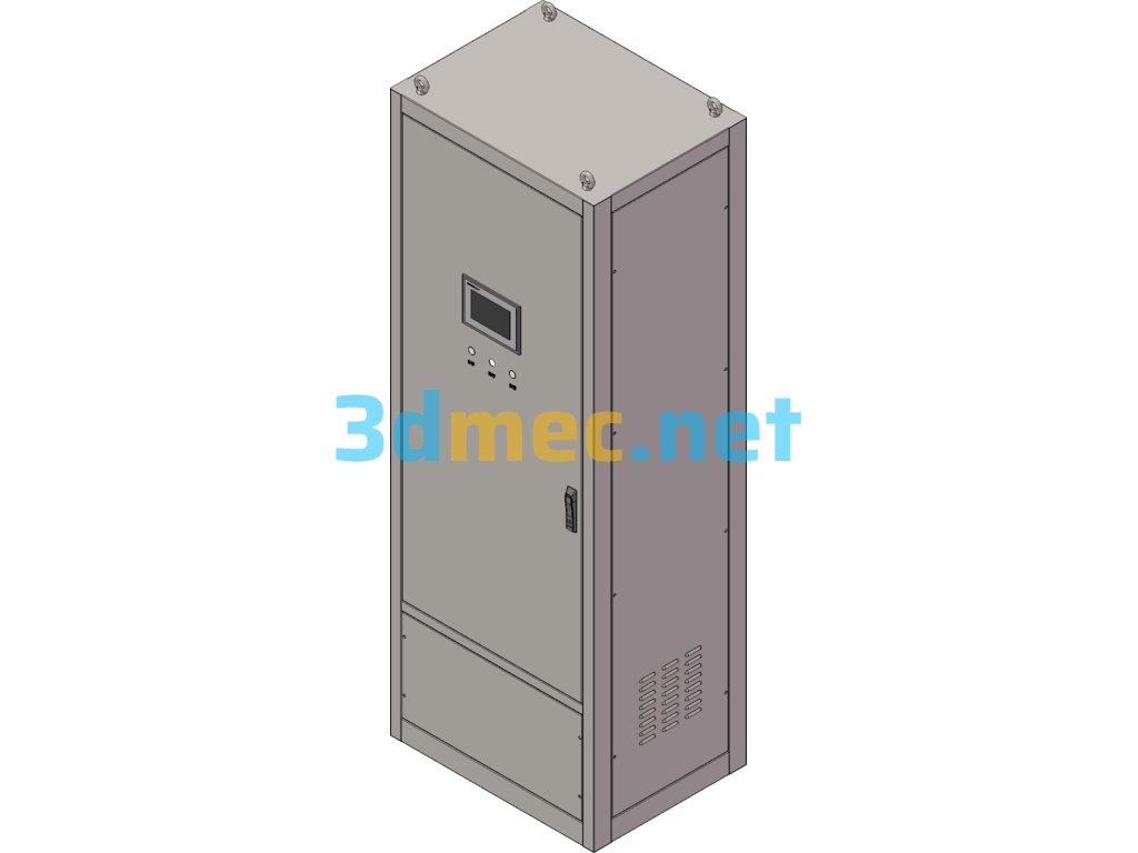 Energy Storage 6 In 1 Out Busbar SolidWorks 3D Model Free Download