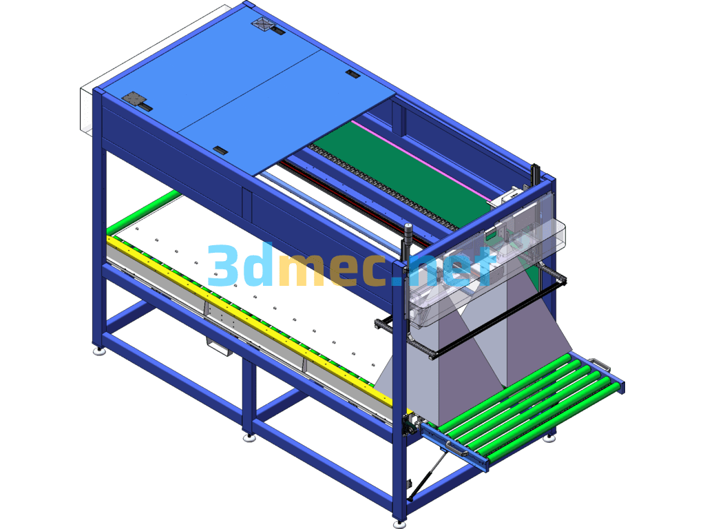 Sheet Size Ccd Inspection Machine SolidWorks 3D Model Free Download