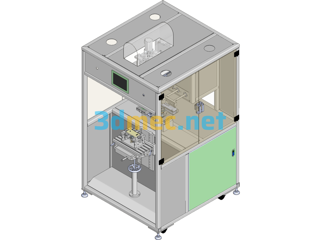 Pad Printing Automation Equipment SolidWorks 3D Model Free Download