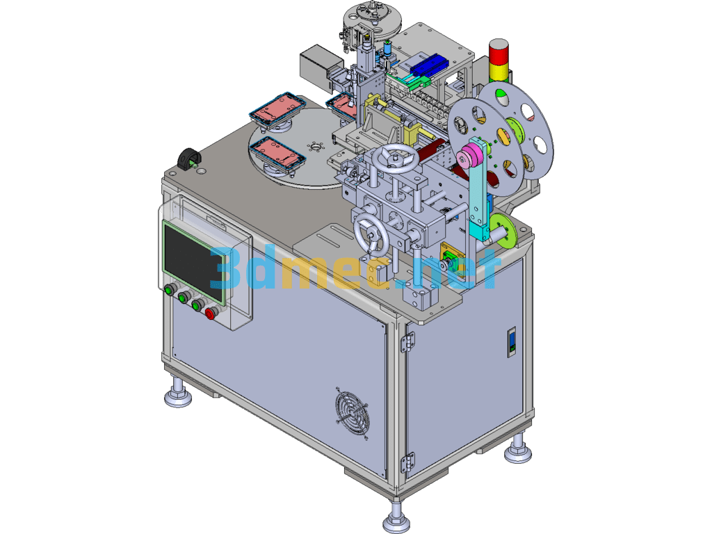 Wrapping And Laminating All-In-One Equipment SolidWorks 3D Model Free Download