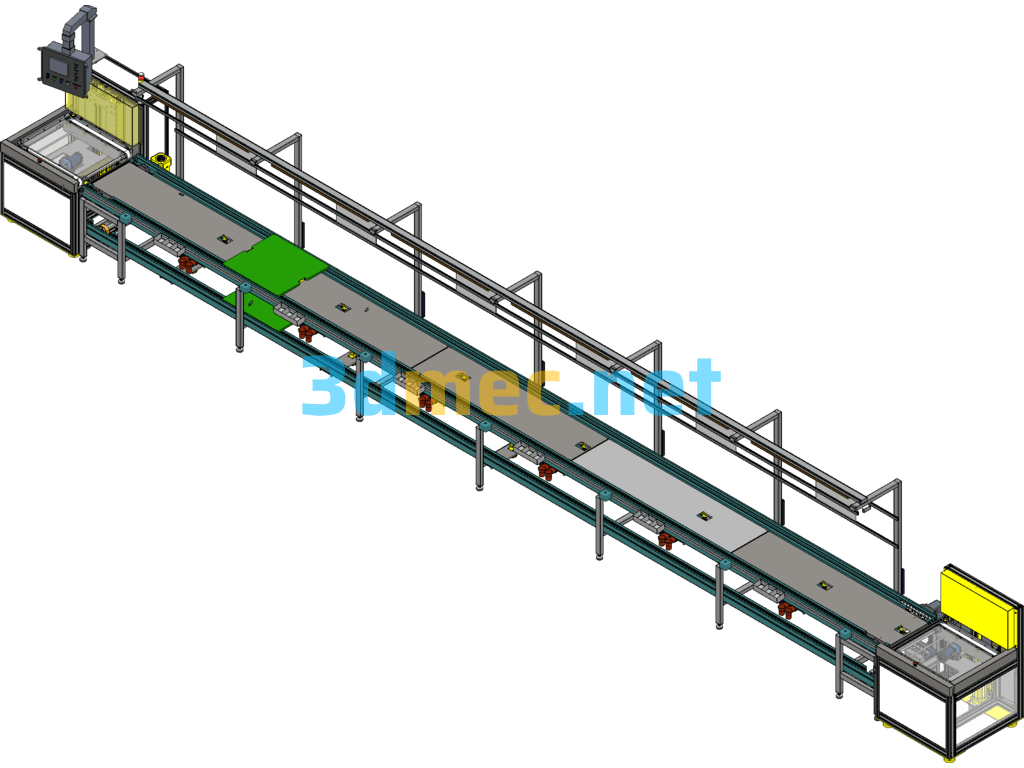 Doubling Speed Line SolidWorks 3D Model Free Download