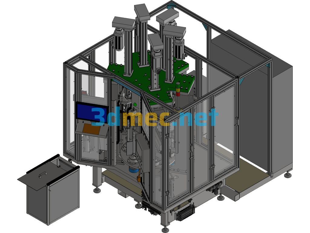 Long Shank Slide Assembly Unit Inventor 3D Model Free Download