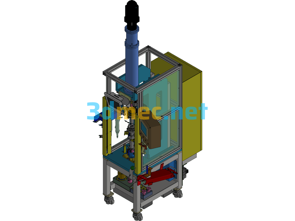 OP230 Upper And Lower Column Press-Fit Inventor 3D Model Free Download