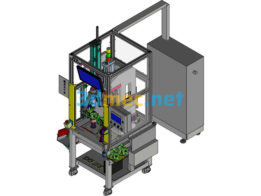 OP210A Shell Bearing Presses Inventor 3D Model Free Download